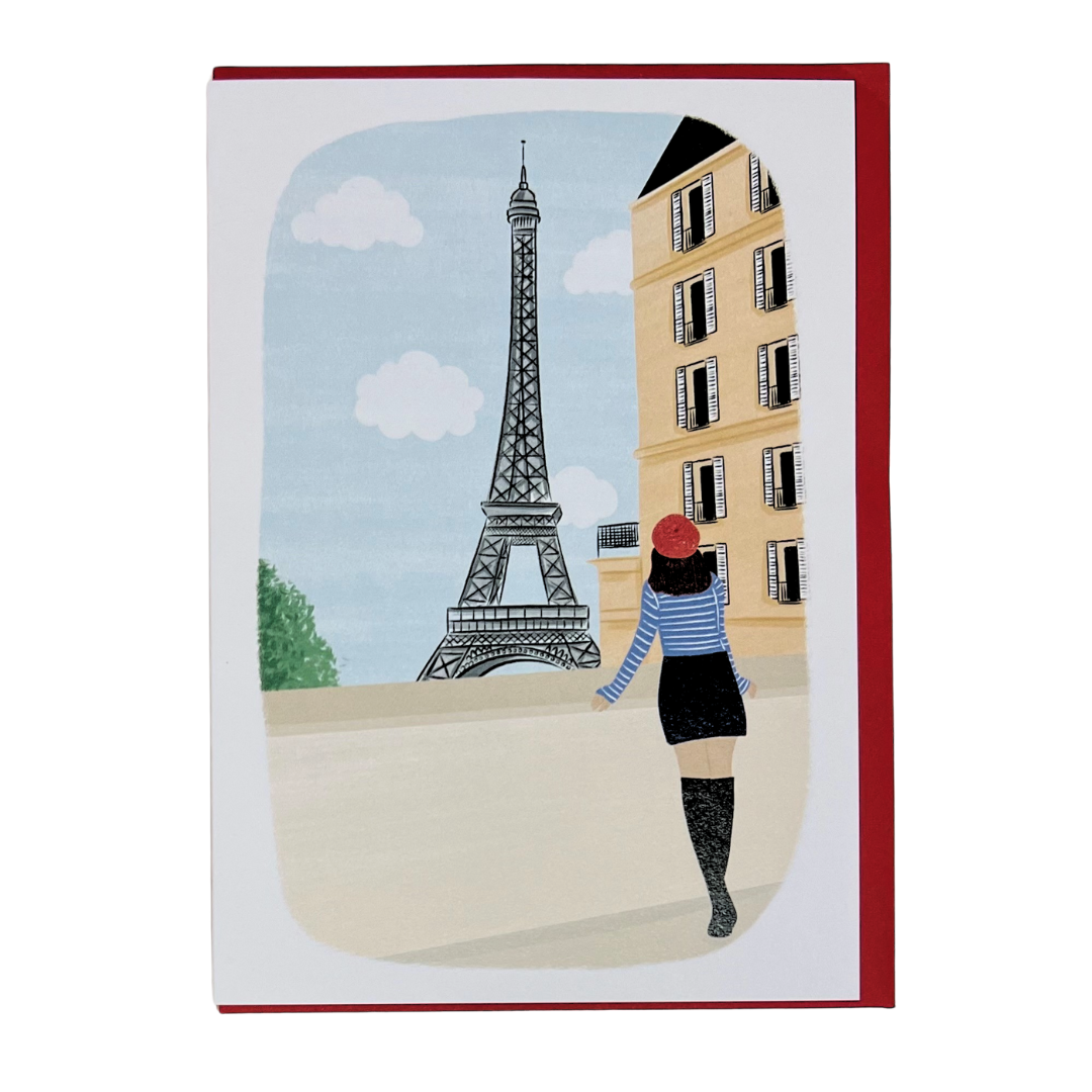 Card - Sightseeing in Paris