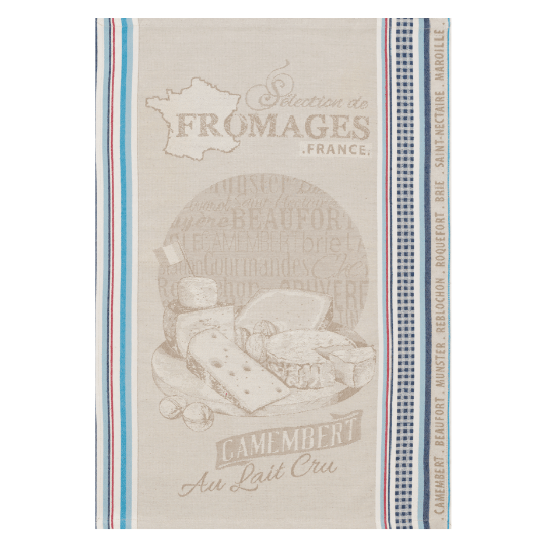 Cotton Jacquard Tea Towel - Fromage