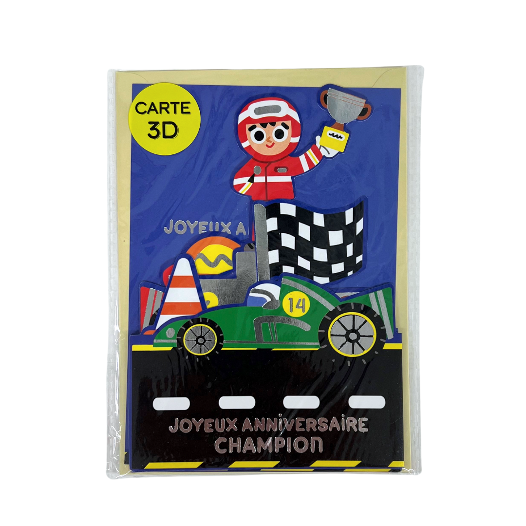 Card - Race Car Fold-Out