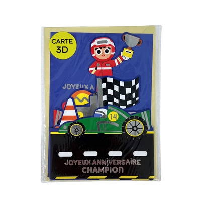 Card - Race Car Fold-Out