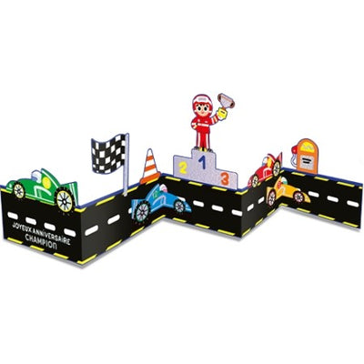 Race Car Fold-out Card