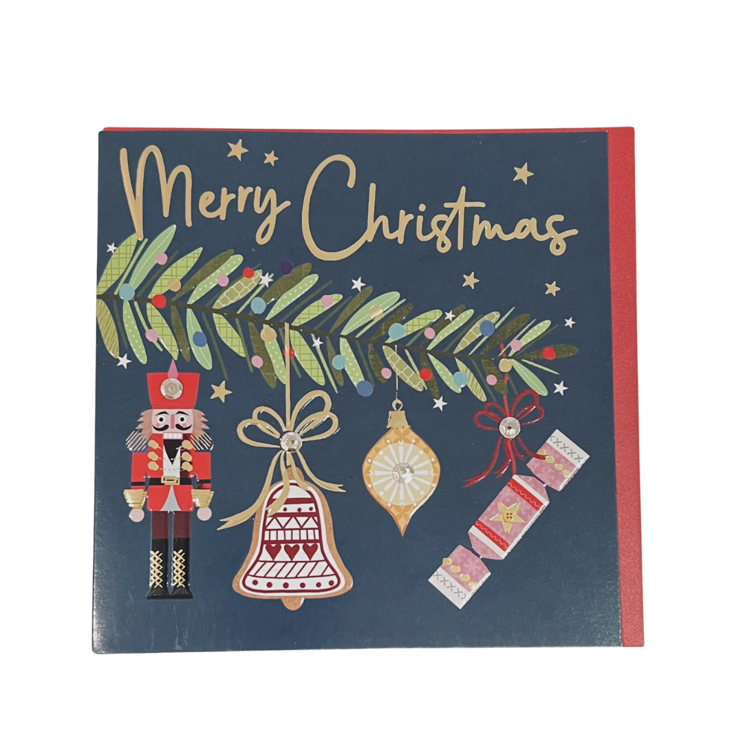 Christmas Card - Hanging Sparkle Decoration