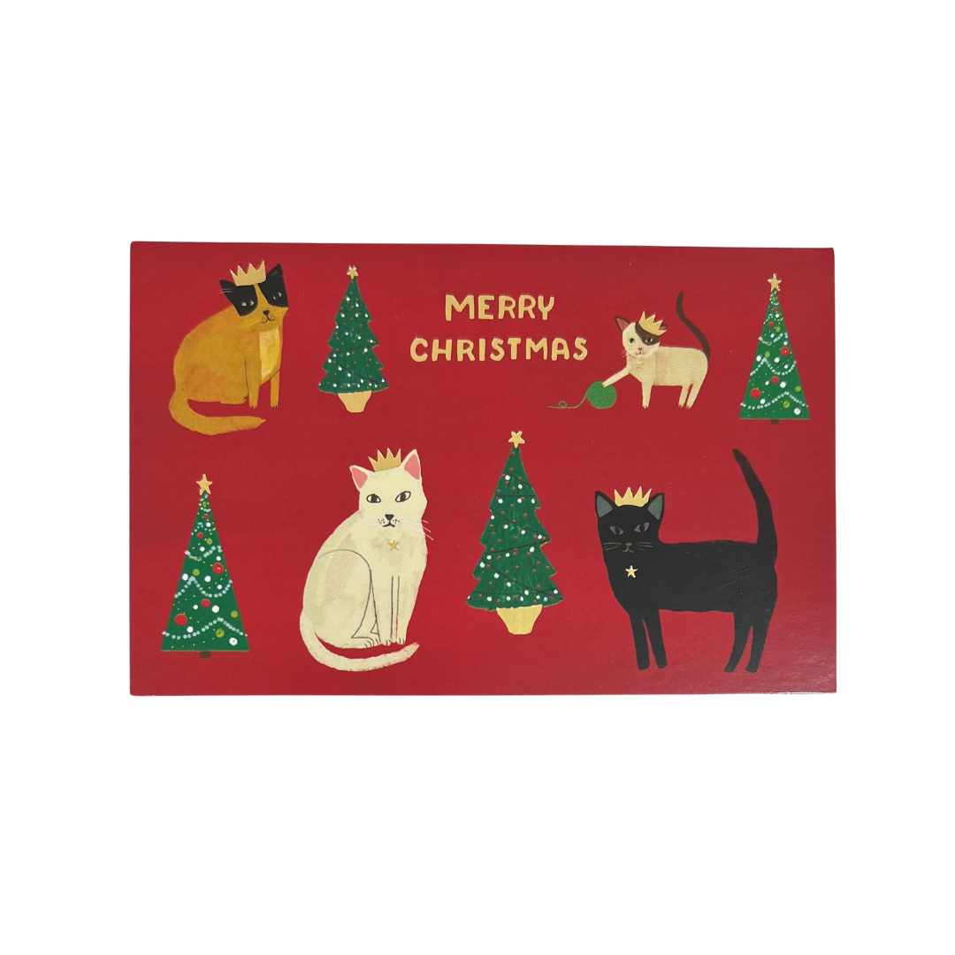 Christmas Card - Christmas Cats With Hats