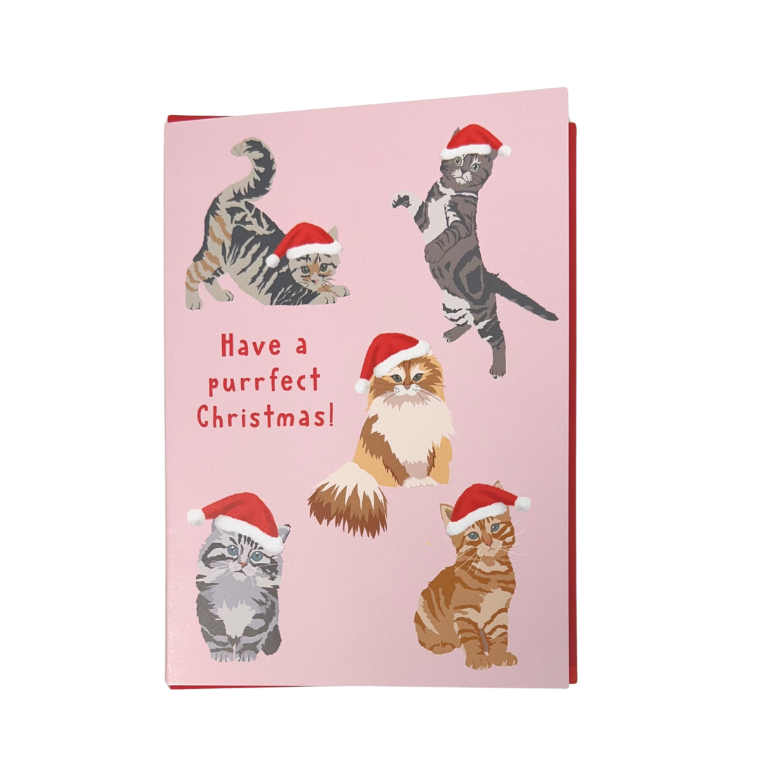 Christmas Card - Purrfect Christmas