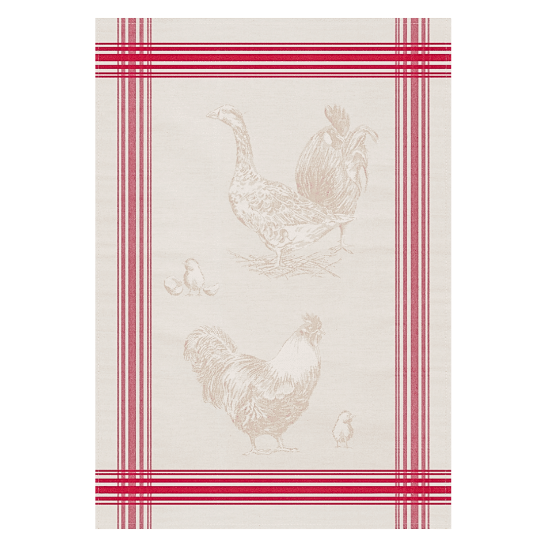 Cotton Jacquard Tea Towel - Plumage