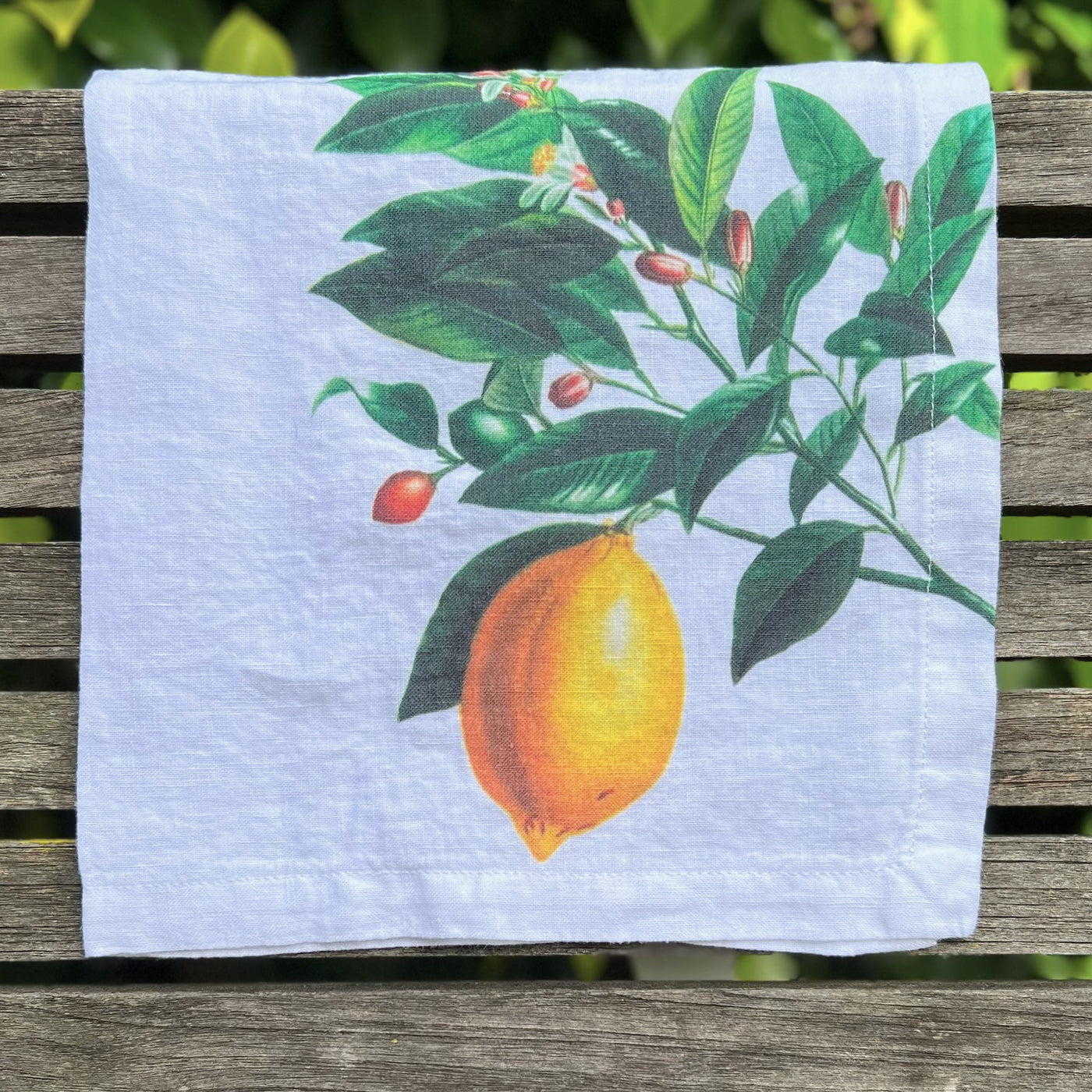 Linen Napkin Citrus #4