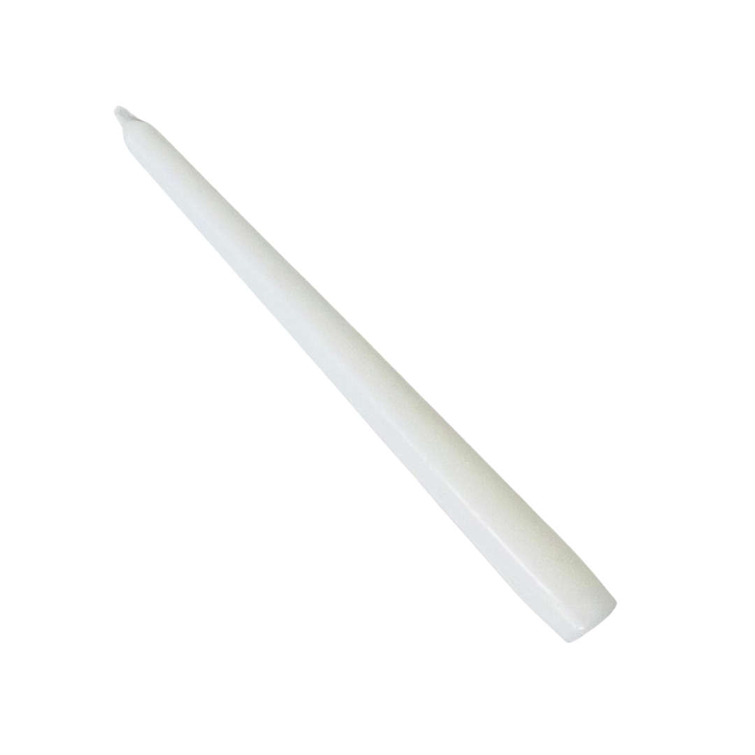 White dripless candle