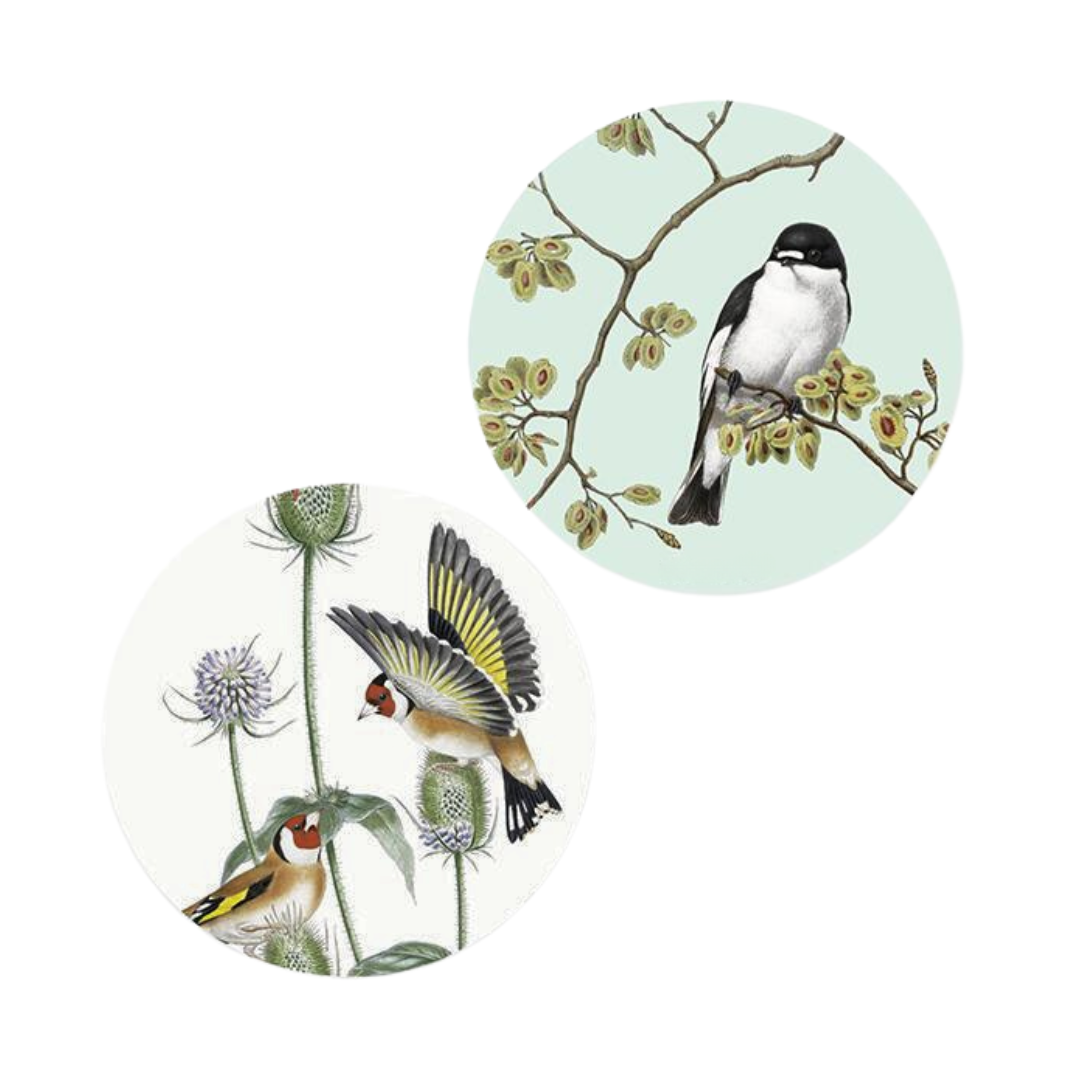 Set of 4 Coasters - Birds