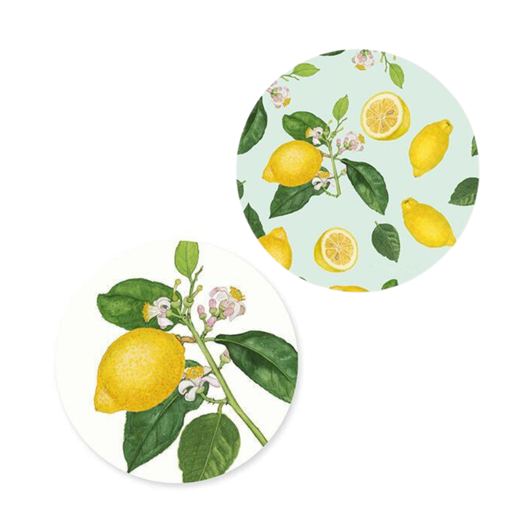 Set of 4 Coasters - Lemons