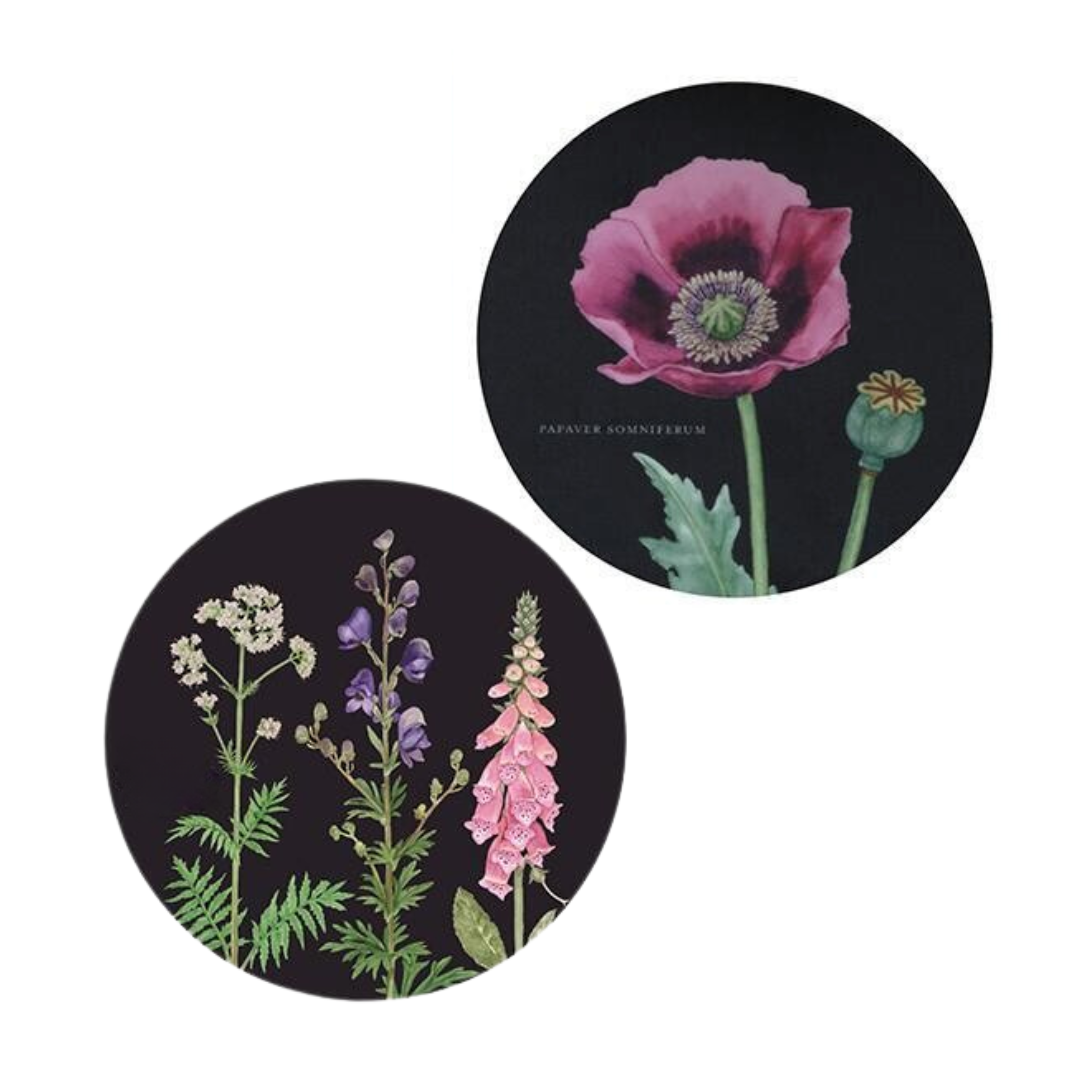 Set of 4 Coasters - Monastery Garden