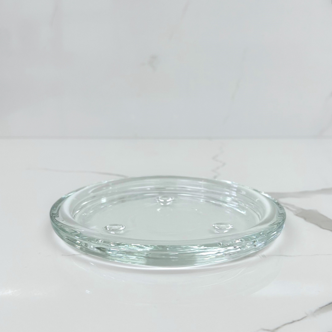 Glass Candle plate