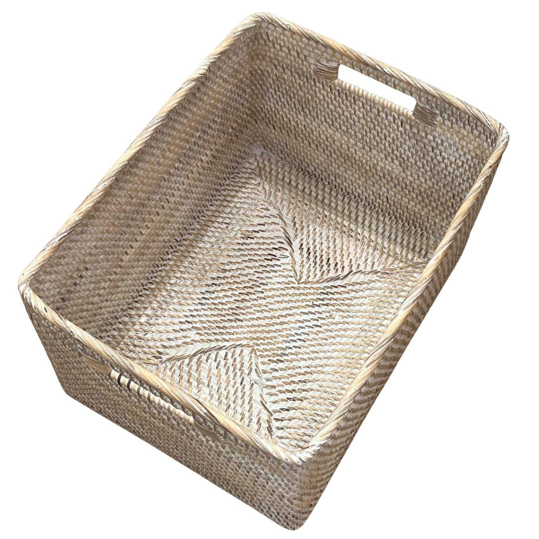 White Extra Large Rectangle Storage (available in-store only) – Home ...