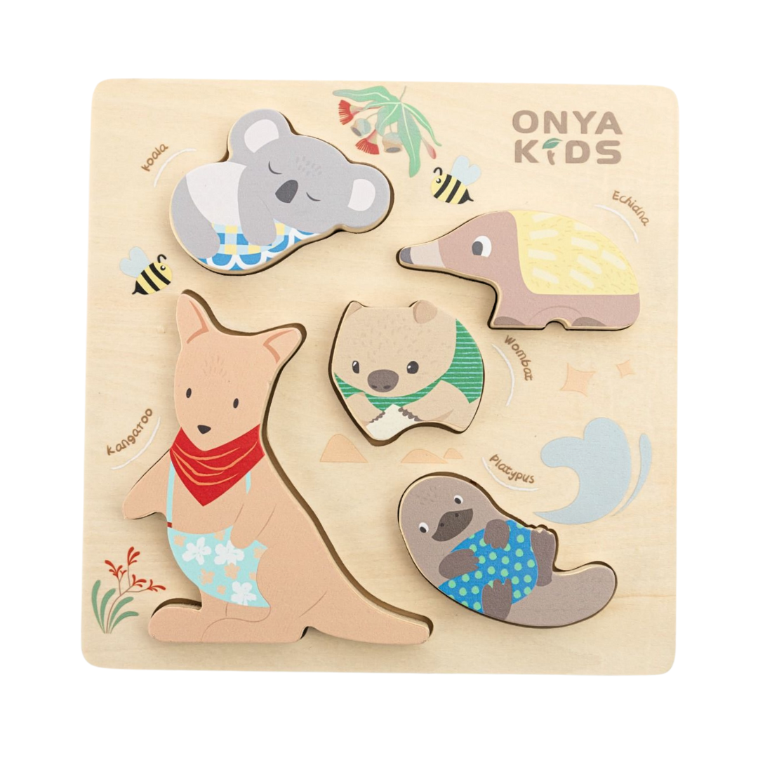 Wooden Australian Animal Puzzle