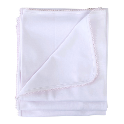Cotton Wrap - Pink With Pink Trim