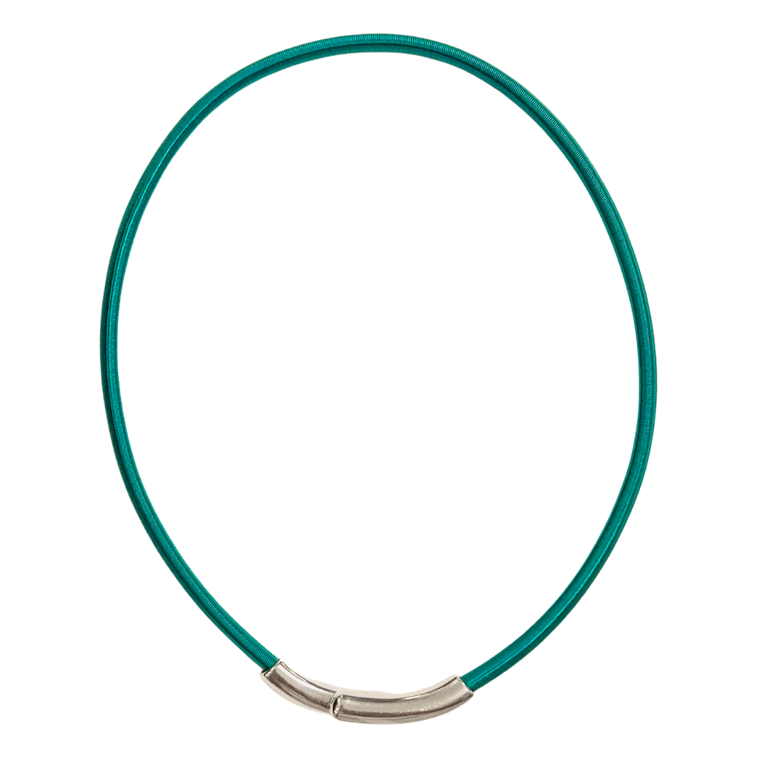 Cross Magnet Necklace - Lagoon Green