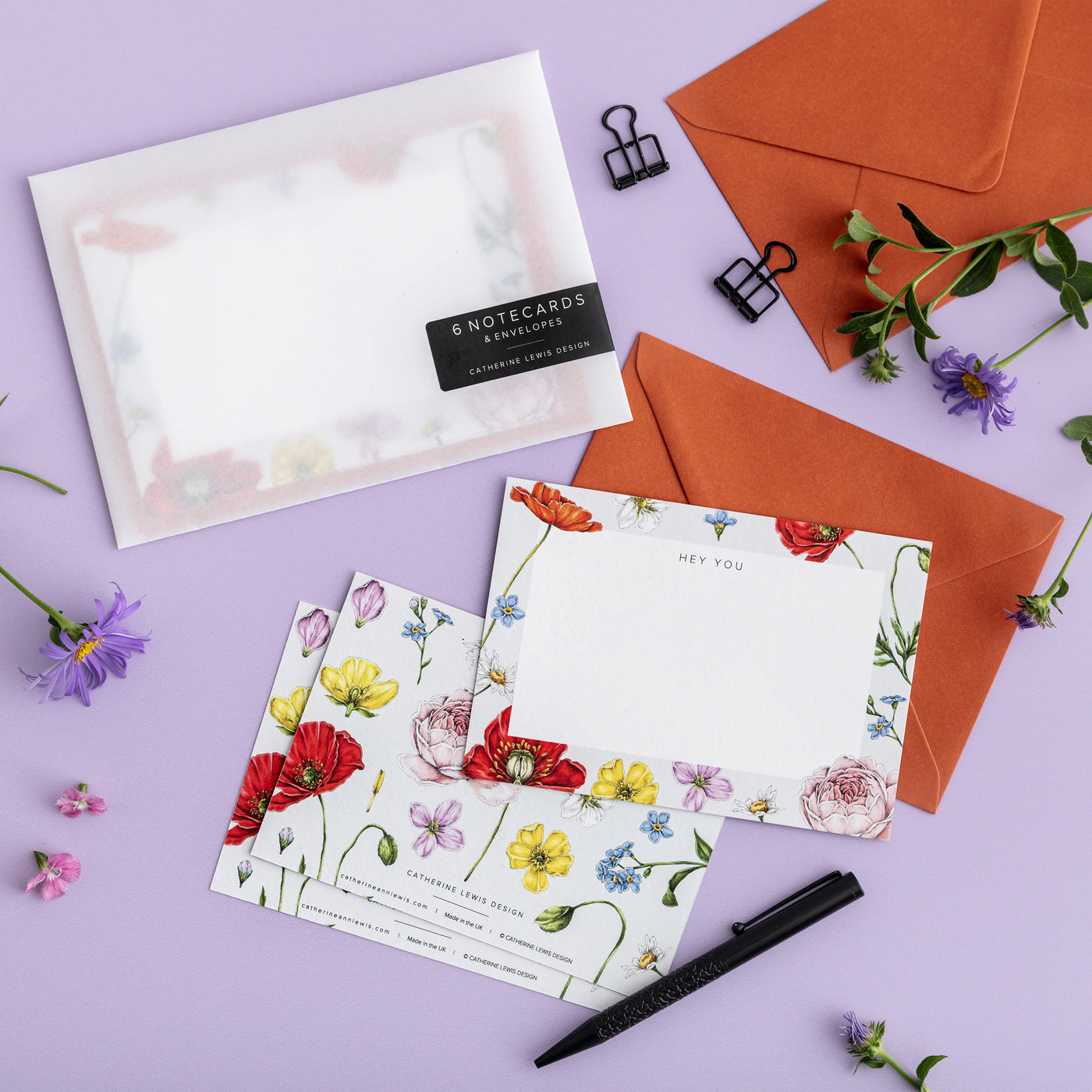 Notecard & Envelope Set - Champ De Fleur