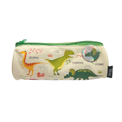 Canvas Pencil Case - Dinosaurs