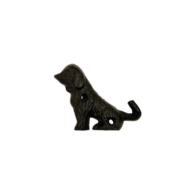 Cast Iron Dog Hook - Sitting