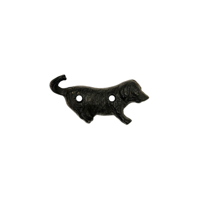 Cast Iron Dog Hook - Pouncing