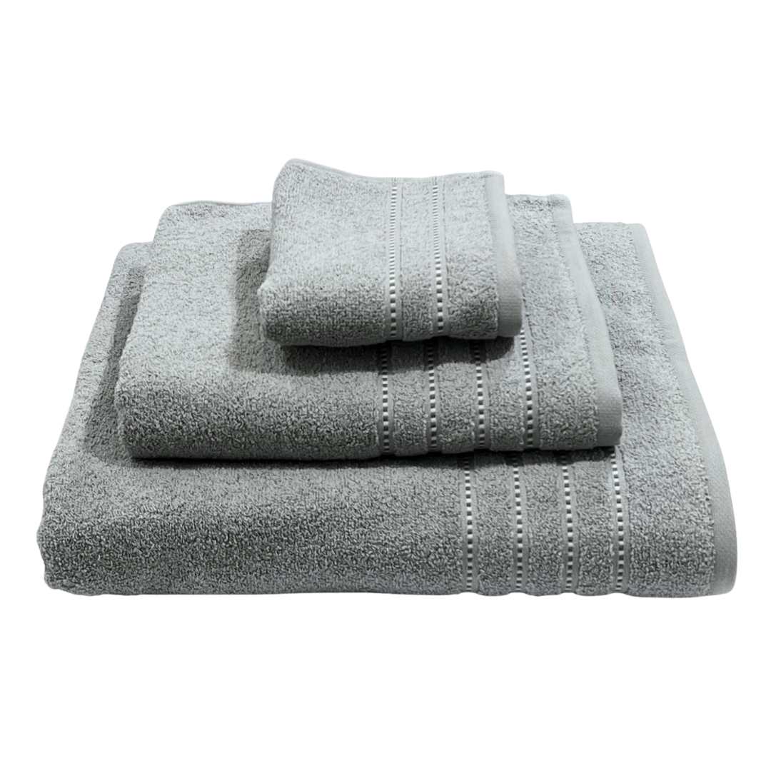 Hand Towel - Dot Insert Grey