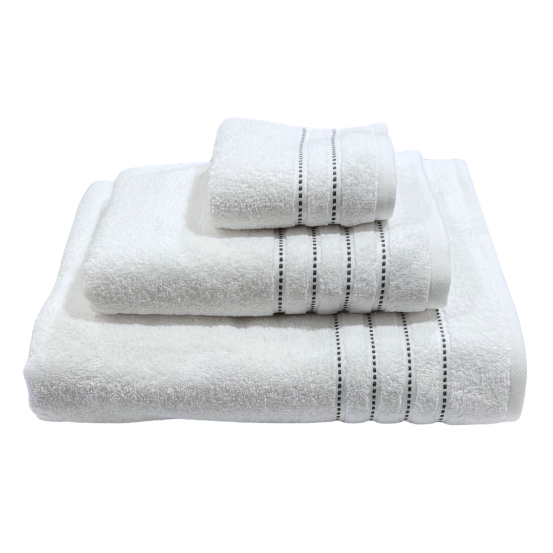 Hand Towel - Dot Insert White