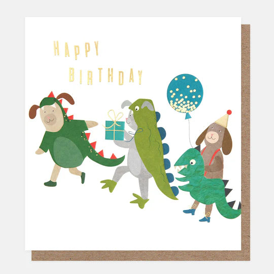 Card - Birthday Dino Dogs