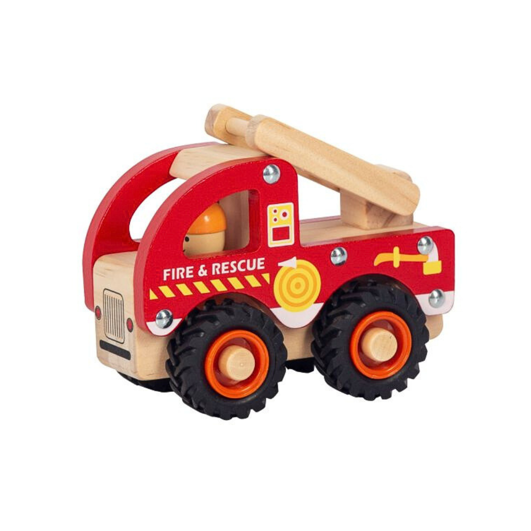 Wooden Wheelie Fire Engine