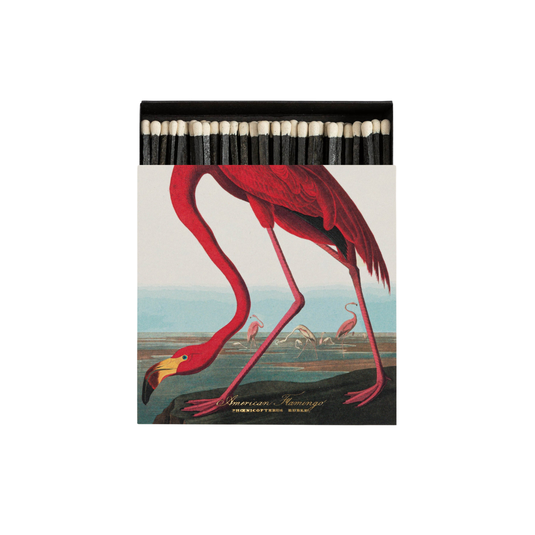 Square Matchboxes - Flamingo