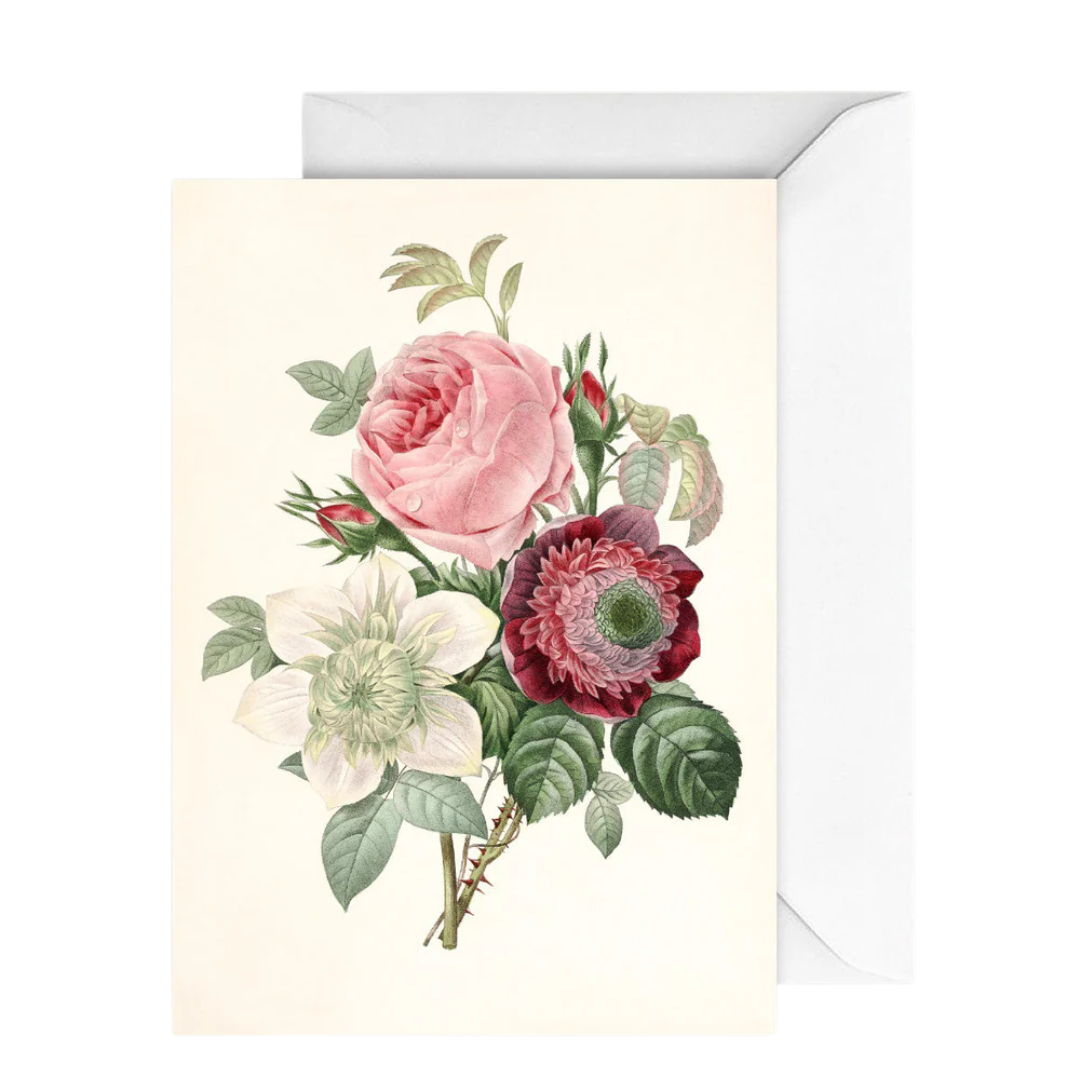 Card Botany Rose