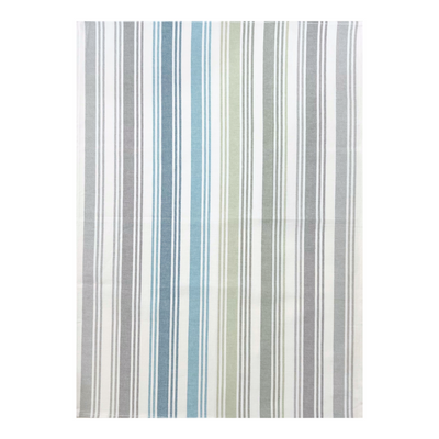 Tea Towel - Blue Multi Stripe Woven