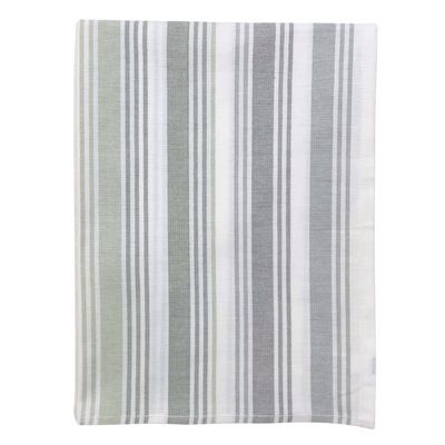 Tea Towel - Blue Multi Stripe Woven