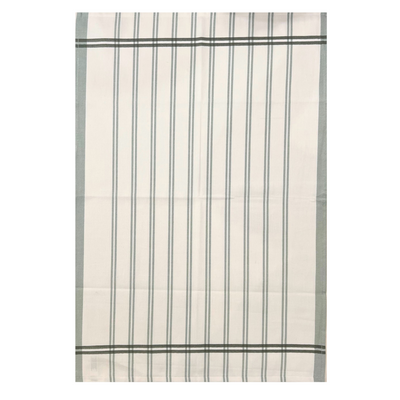 Tea Towel - Green Stripe Woven