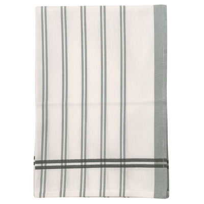 Tea Towel - Green Stripe Woven