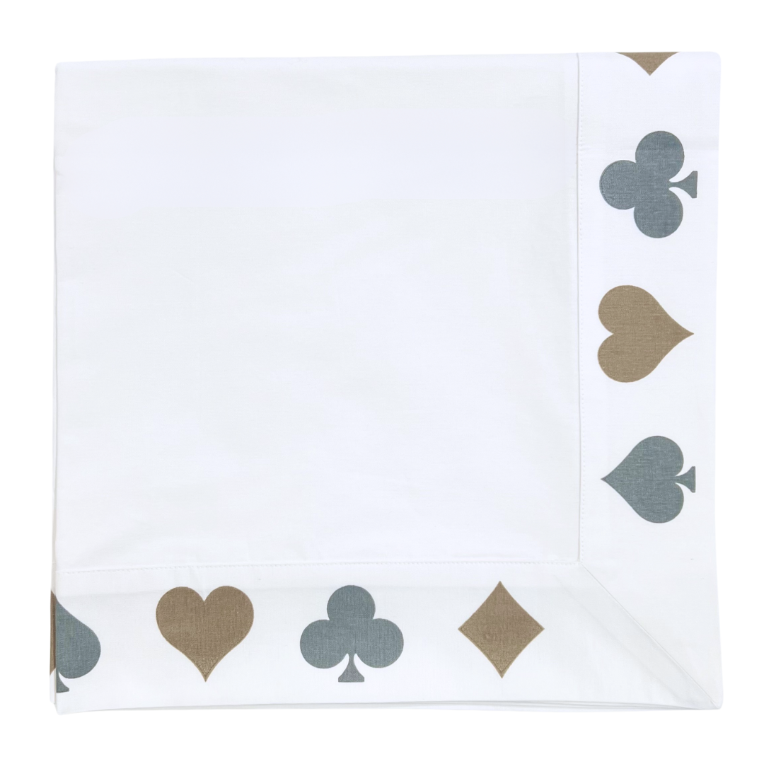 Bridge Tablecloth - Beige & Grey