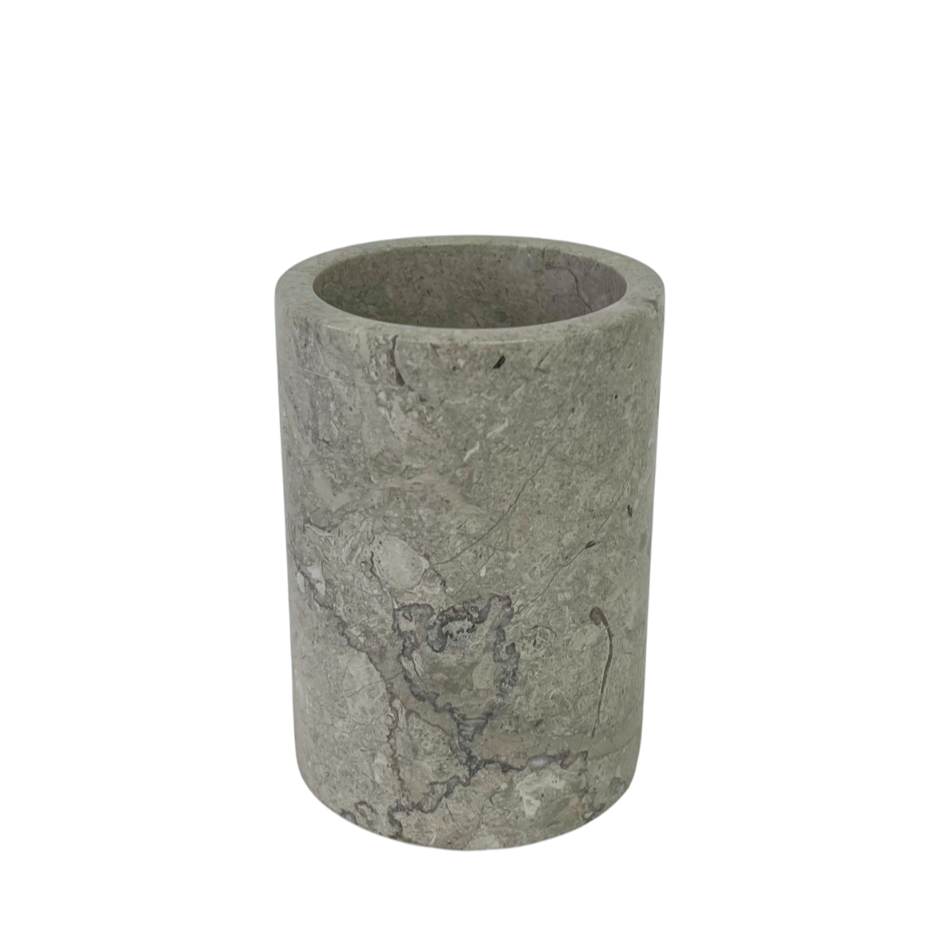 Stone Toothbrush Holder - Grey