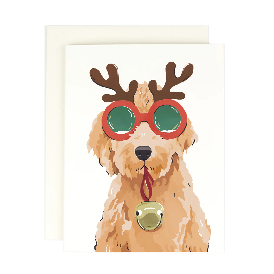 Christmas Card - Reindeer Doodle