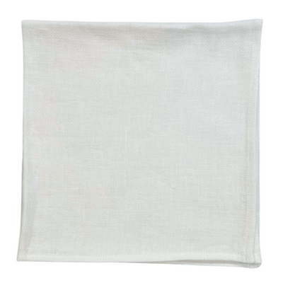 Herringbone Linen Napkin - White