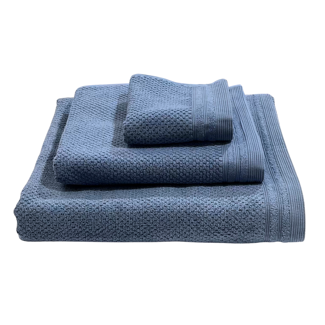 Bath Sheet - Honeycomb Blue