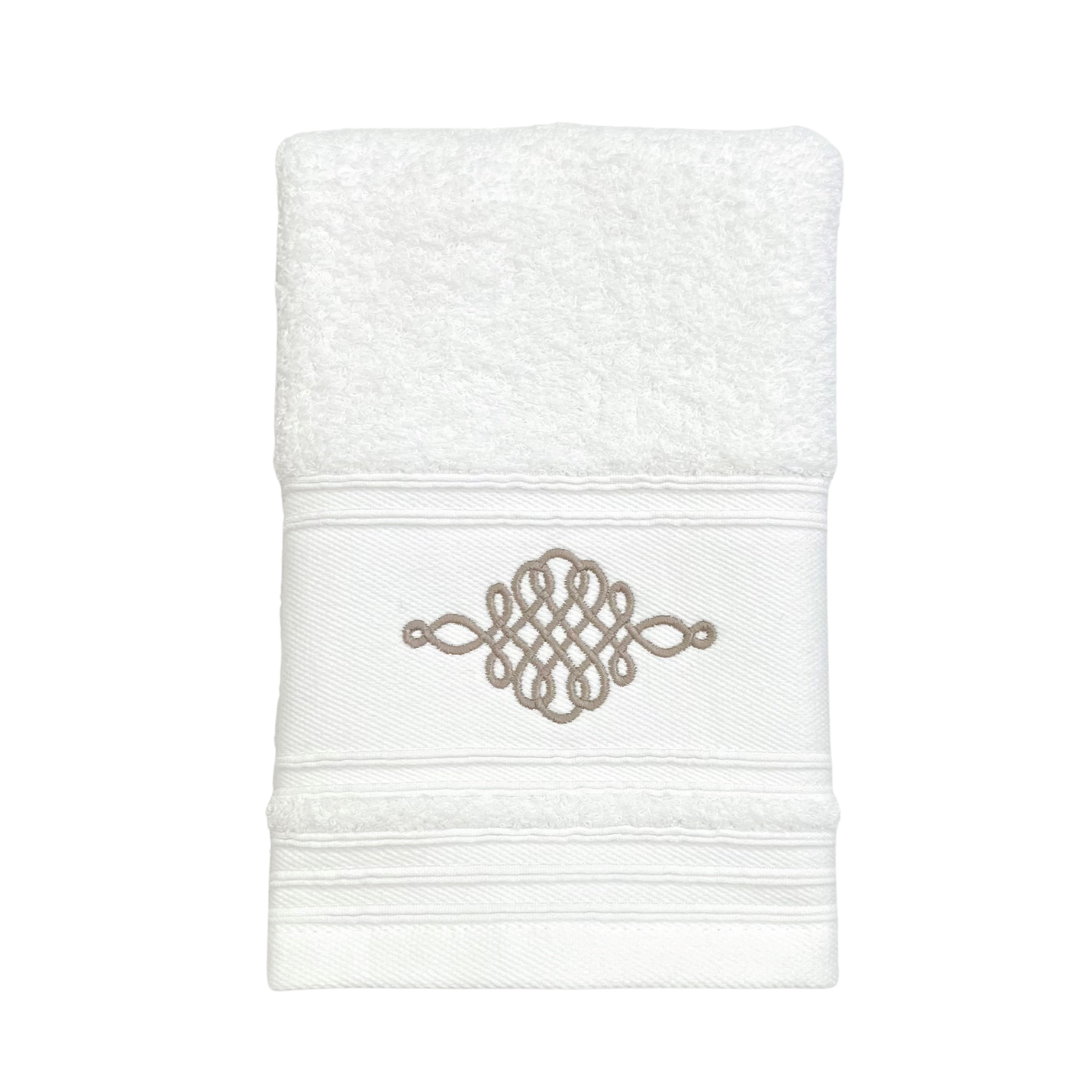 Hand Towel - Beige Monogram