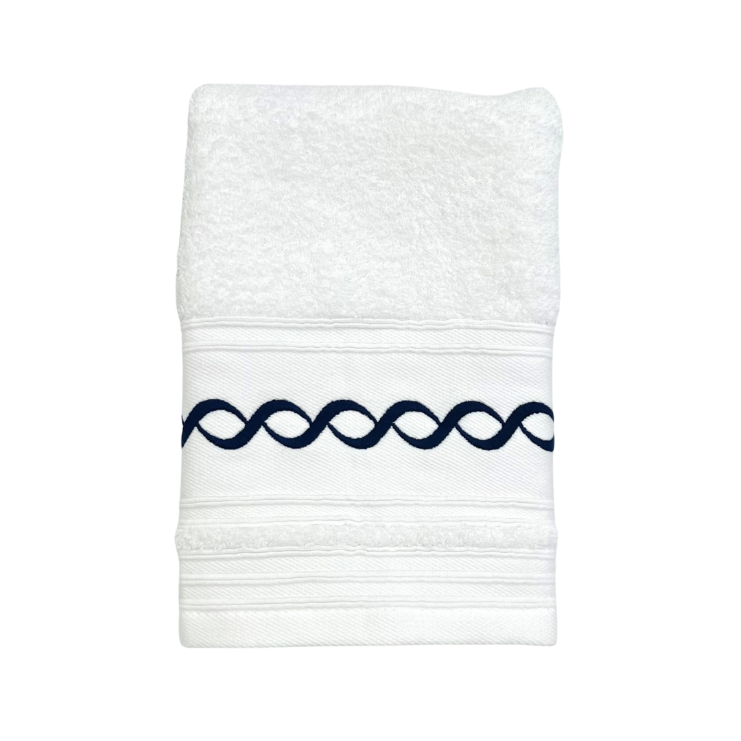 Hand Towel - Navy Rope