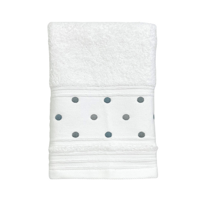 Hand Towel - Grey Dot