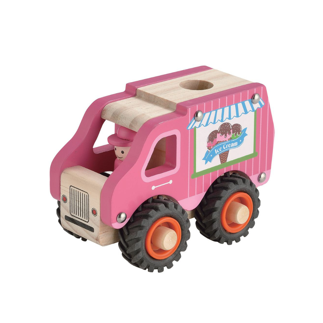 Wooden Wheelie Ice-Cream Van