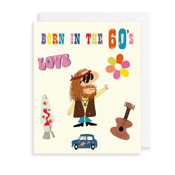 Card - Born in the 60's