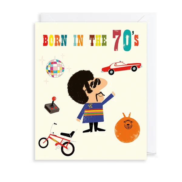 Card - Born in the 70's