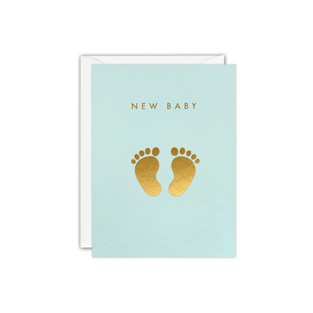 Card - Baby Feet (Blue)