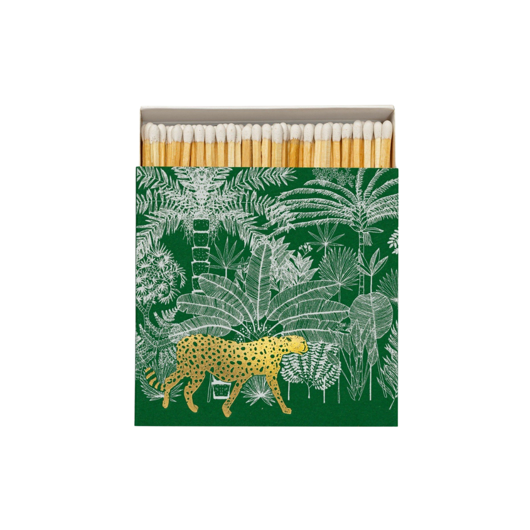 Square Matchboxes - Cheetah in Jungle