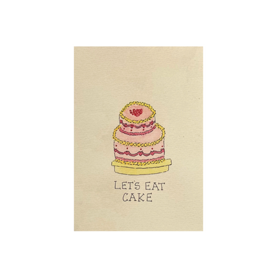 Card - Let's Eat Cake