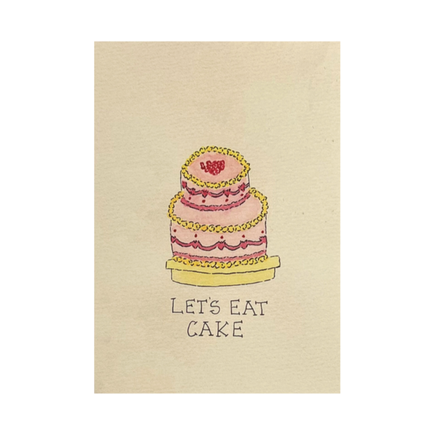 Card - Let's Eat Cake