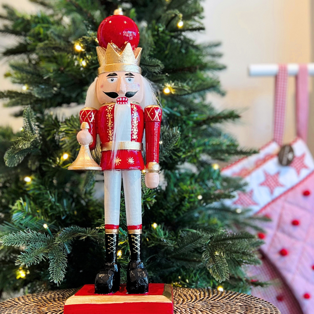 Wooden Decoration - Large Red Nutcracker