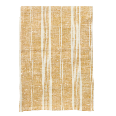 Linen Tea Towel - Gold